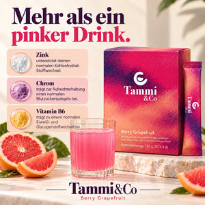 Tammi & Co Abnehmdrink | Berry Grapefruit Detail 4