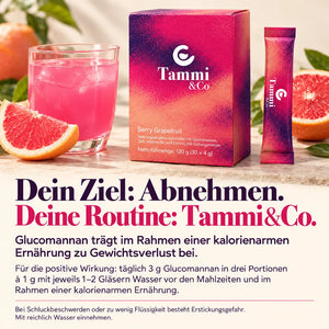 Tammi & Co Abnehmdrink | Berry Grapefruit Detail 2