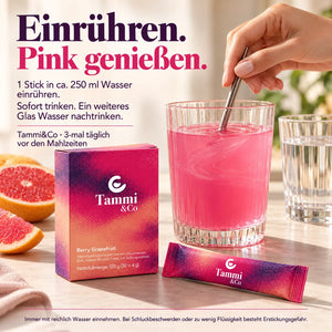 Tammi & Co Abnehmdrink | Berry Grapefruit Detail 9